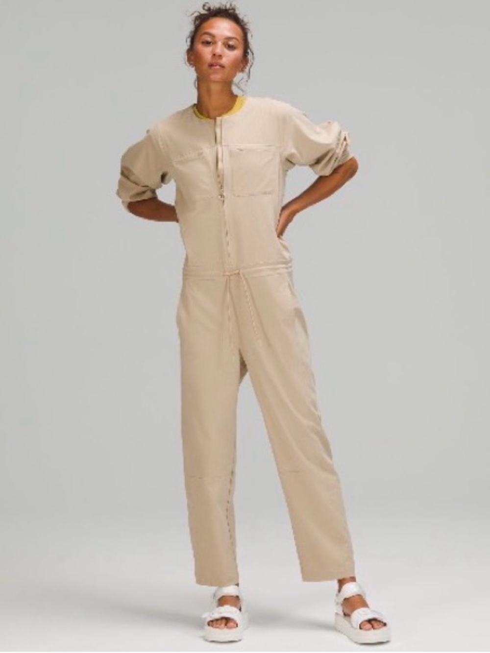 lululemon athletica Ventlight Zip Jumpsuit in Trench